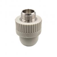 Уголок комб. нар 20х1/2'' EVER® plast  СЕРЫЙ (Россия)