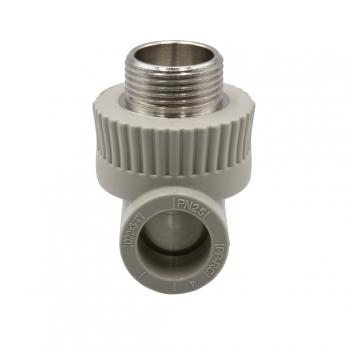 Уголок комб. нар 20х3/4'' EVER® plast   СЕРЫЙ (Россия)