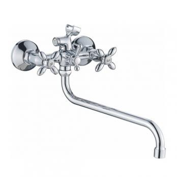 Смеситель для ванны и раковины 1/2 кер HB2227 HAIBA с шар перекл