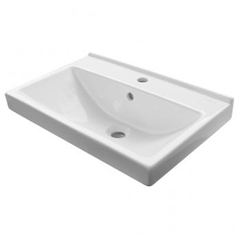 Раковина накладная "Fest- 60" белая, без кроншт (Sanita Luxe)