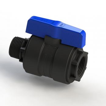 Кран шаровой нар/вн 1/2-1/2 ПЭ PN16 SPEKTR