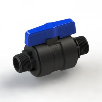 Кран шаровой нар/нар 3/4 - 1/2 ПЭ PN16 SPEKTR