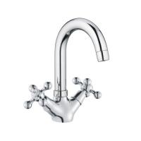 Смеситель для раковины 1/2 кер HB1219 HAIBA п/шпильку