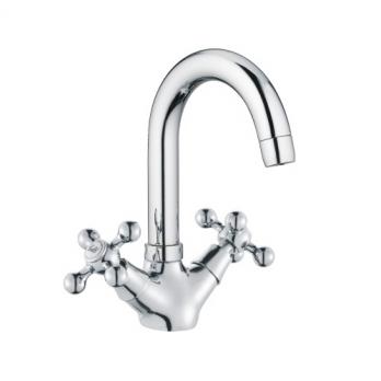 Смеситель для раковины 1/2 кер HB1219 HAIBA п/шпильку