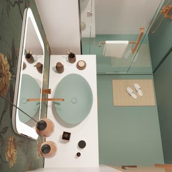 Зеркало MIXLINE "Индиго" 800*550 (ШВ) сенсорный выключатель, светодиодная подсветка