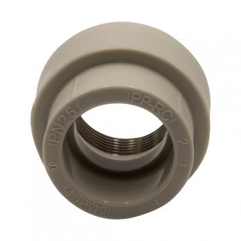 Муфта комб. вн 40х1 1/4'' под ключ EVER® plast  СЕРЫЙ (Россия)