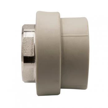 Муфта комб. вн 50х1 1/2'' под ключ EVER® plast  СЕРЫЙ (Россия)