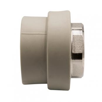 Муфта комб. вн 50х1 1/2'' под ключ EVER® plast  СЕРЫЙ (Россия)