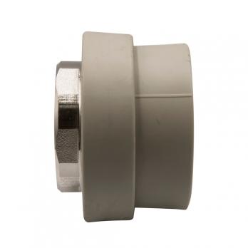 Муфта комб. вн 63х2'' под ключ EVER® plast  СЕРЫЙ (Россия)