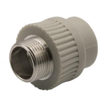 Муфта комб. нар 25х3/4'' EVER® plast  СЕРЫЙ (Россия)