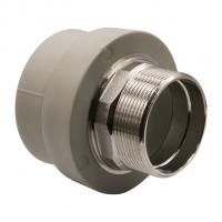 Муфта комб. нар 63х2'' под ключ EVER® plast  СЕРЫЙ (Россия)