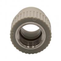 Муфта комб. вн 25х3/4'' EVER® plast  СЕРЫЙ (Россия)