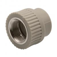 Муфта комб. вн 25х3/4'' EVER® plast  СЕРЫЙ (Россия)