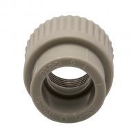 Муфта комб. вн 25х3/4'' EVER® plast  СЕРЫЙ (Россия)