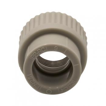 Муфта комб. вн 25х3/4'' EVER® plast  СЕРЫЙ (Россия)