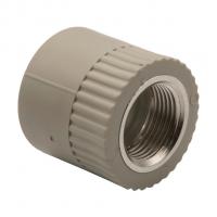Муфта комб. вн 32х3/4'' EVER® plast  СЕРЫЙ (Россия)