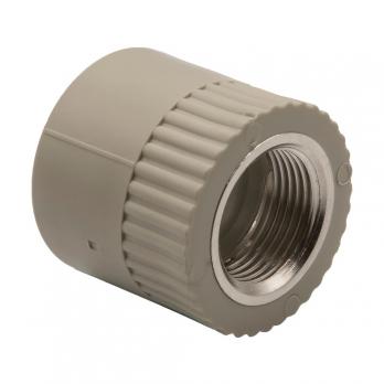 Муфта комб. вн 32х3/4'' EVER® plast  СЕРЫЙ (Россия)