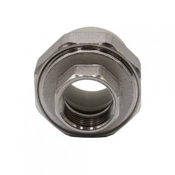 Муфта комб. разъемная, вн 32х3/4'' EVER® plast  СЕРЫЙ (Россия)