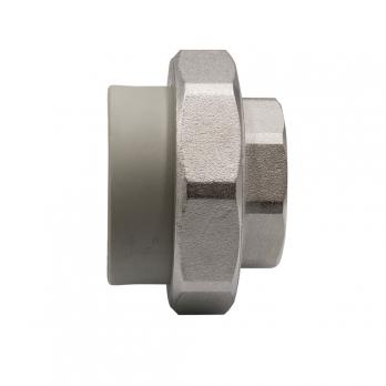 Муфта комб. разъемная, вн 50х1 1/2'' EVER® plast  СЕРЫЙ (Россия)