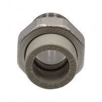 Муфта комб. разъемная, нар 25х1'' EVER® plast   СЕРЫЙ (Россия)