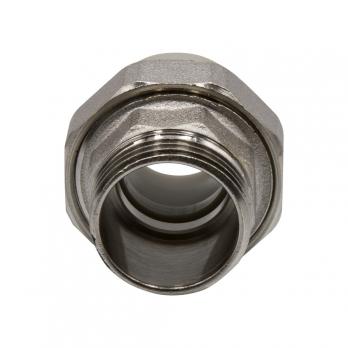 Муфта комб. разъемная, нар 25х1'' EVER® plast   СЕРЫЙ (Россия)