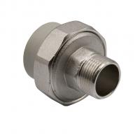 Муфта комб. разъемная, нар 32х3/4'' EVER® plast  СЕРЫЙ (Россия)