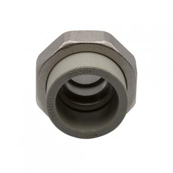 Муфта комб. разъемная, нар 32х3/4'' EVER® plast  СЕРЫЙ (Россия)