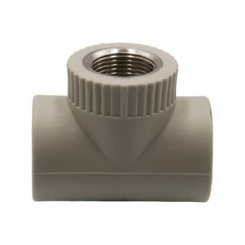 Тройник комб. вн 32х3/4''х32 EVER® plast  СЕРЫЙ (Россия)