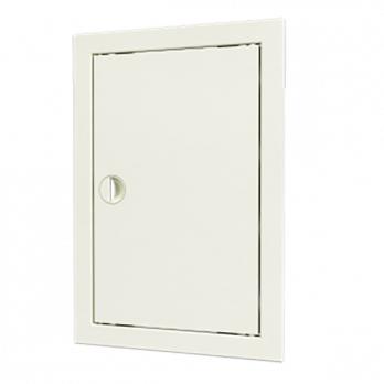 Люк ревизионный пластиковый 168*168 с ручкой и фланцем146*146 Л1515Р EVECS