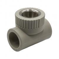 Тройник комб. вн 25х3/4''х25 EVER® plast  СЕРЫЙ (Россия)