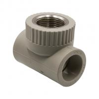 Тройник комб. вн 25х3/4''х25 EVER® plast  СЕРЫЙ (Россия)