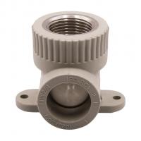 Уголок комб. вн 25х3/4'' с креплением EVER® plast   СЕРЫЙ (Россия)