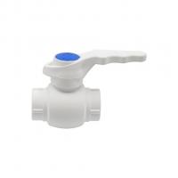 Кран шар 20 ручка PP-R EVER® plast БЕЛЫЙ (Россия)