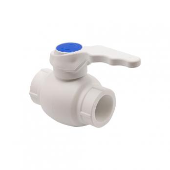 Кран шар 25 ручка PP-R EVER® plast БЕЛЫЙ (Россия)
