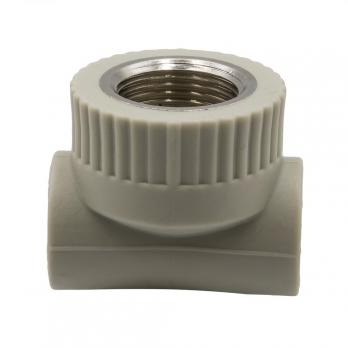 Тройник комб. вн 20х3/4''х20 EVER® plast  СЕРЫЙ (Россия)