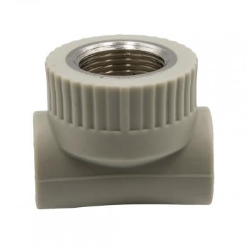 Тройник комб. вн 20х3/4''х20 EVER® plast  СЕРЫЙ (Россия)