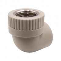 Уголок комб. вн 25х3/4'' EVER® plast  СЕРЫЙ (Россия)