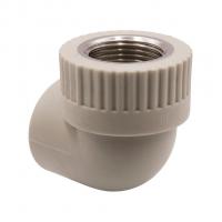 Уголок комб. вн 25х3/4'' EVER® plast  СЕРЫЙ (Россия)