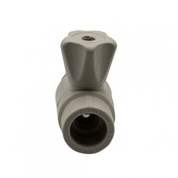 Кран американка шар 25-3/4'' прямой EVER® plast  СЕРЫЙ (Россия)