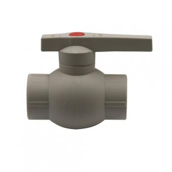 Кран шар 25 ручка PP-R EVER® plast  СЕРЫЙ (Россия)