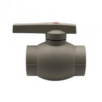 Кран шар 50 ручка PP-R EVER® plast   СЕРЫЙ (Россия)