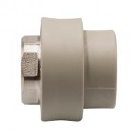 Муфта комб. вн 32х1'' под ключ EVER® plast   СЕРЫЙ (Россия)