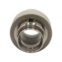 Муфта комб. нар 40х1 1/4'' под ключ EVER® plast  СЕРЫЙ (Россия)