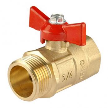 Кран шаровой 3/4'' вн/нар бабочка Практик 131  ГАЛЛОП