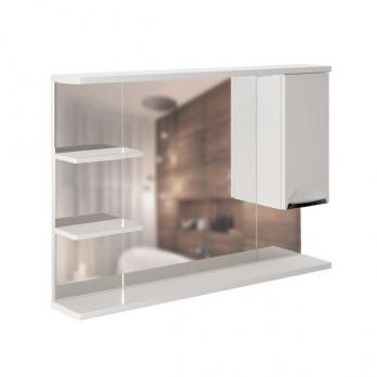 Зеркальный шкаф "ЭТЬЕН-100" правый с подсветкой (ПВХ)