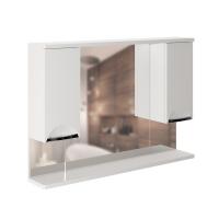 Зеркальный шкаф "ЭТЬЕН-100" универсальный с подсветкой (ПВХ)