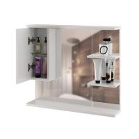 Зеркальный шкаф "ЭТЬЕН-80" левый с подсветкой (ПВХ)