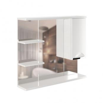 Зеркальный шкаф "ЭТЬЕН-80" правый с подсветкой (ПВХ)