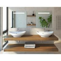 Раковина накладная на столешницу "Гамма-60*39" ш*г овал, с отв. под смеситель  (Kirovit)