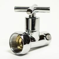 Вентиль запорный прямой для П/С 1''х1/2'' вн/вн крест